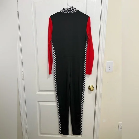 Spirit Racing-Inspired Black and Red Jumpsuit size L - Picture 3 of 10